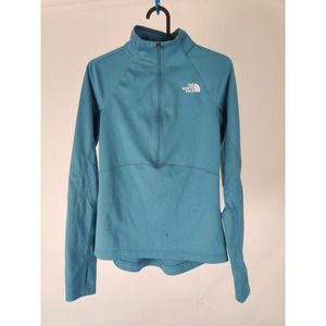 (V) The North Face Women base layer sweater flashdry sport running gym sz XS